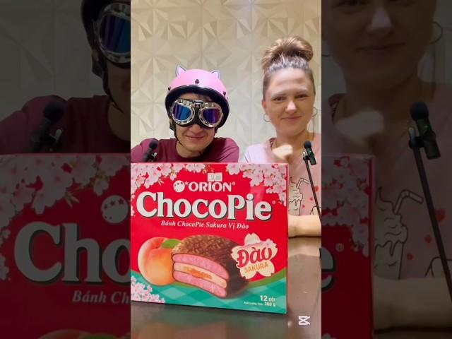 Пробуем новый вкус Choco Pie персик  #chocopie #перски #nhatrang #vietnam #travel #vibe #food