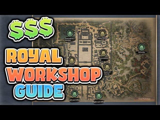 Royal Workshop Guide for Black Desert | Get BIG Passive Income and OP Buffs