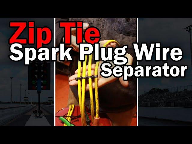 Quick and Easy Zip Tie Spark Plug Wire Separator