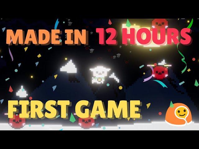 MAKING MY FIRST GAME IN ONE DAY (12 hours)│Making my First 2D Game , Indie GameDev , Unity , Zayther