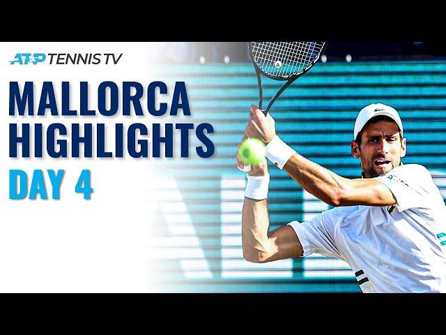 Djokovic Back In Doubles; Bautista Agut, Carreno Busta In Action | Mallorca 2021 Day 4 Highlights