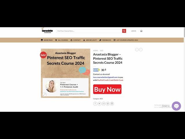 [CoursesBetter.com] Anastasia Blogger – Pinterest SEO Traffic Secrets Course 2024