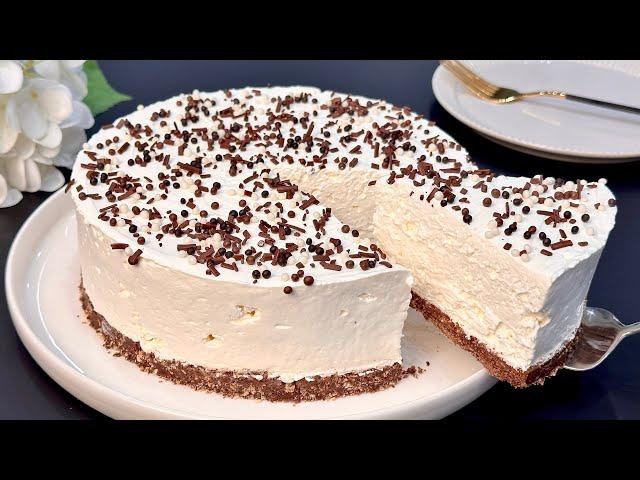 Only 4 Ingredients ‼ ️Delicious Cake in 10 Minutes  Without Baking  Very Easy and Delicious 