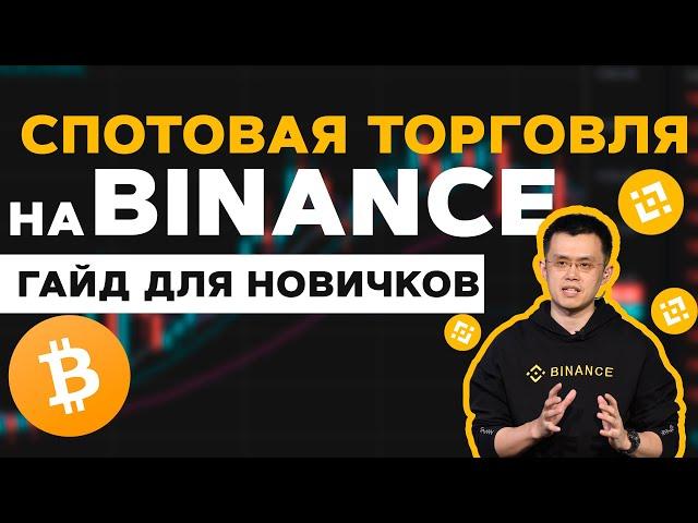 Спотовая торговля Бинанс для начинающих. Гайд по торговле на СПОТЕ Binance простыми словами