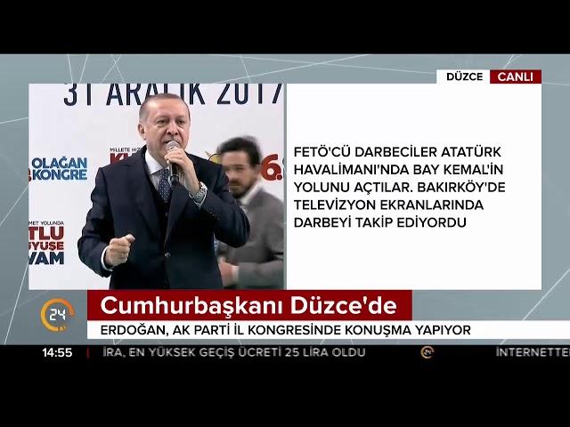 Cumhurbaşkanı Erdoğan'dan Kılıçdaroğlu'na: Darbeyi kahveyi içerek takip etti