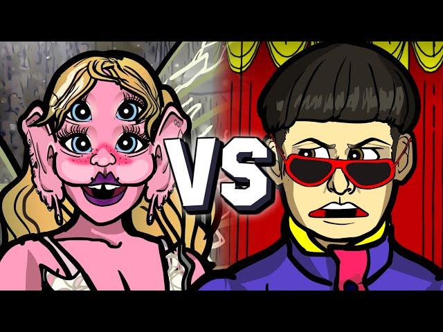 Melanie Martinez vs Oliver Tree | Hollywood Diss Match