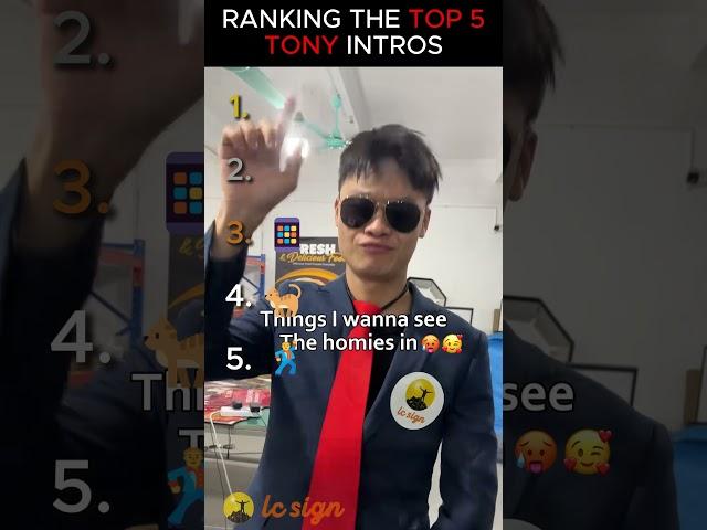 Ranking The Top 5 Tony Intros!
