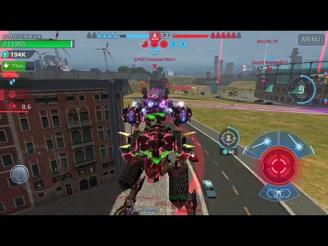 War Robot VOX v LOST (3v3) + Impossible Comeback Game