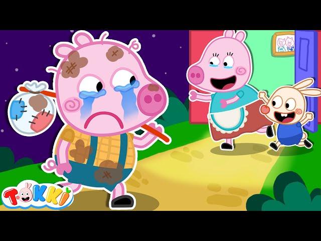 Oh No, Tokki is Running Away with Oliver! - Tokki Learns Good Habit for Kids - Tokki Channel