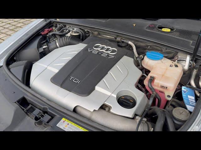 Diesel Startup V6 Engine Sound Audi A6 4F 2.7 TDI