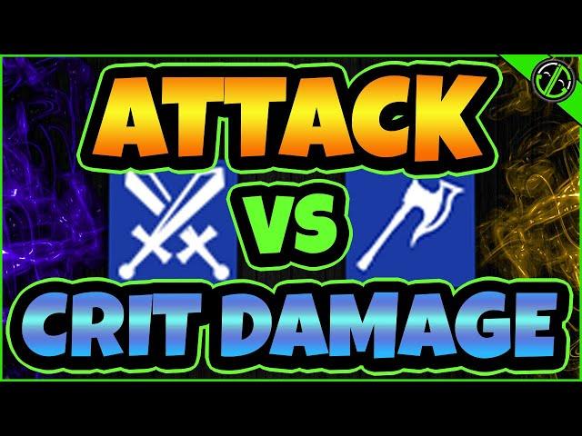 RAID: Attack Or Critical Damage??? How To Optimize Your Damage Output