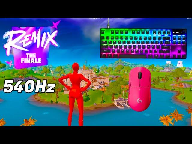 SteelSeries Apex Pro TKL ASMR  Solo Gameplay  Satisfying Keyboard Fortnite 360 FPS 4K