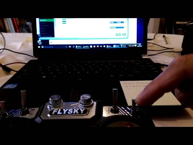 Fly Sky FS-i6 8 to 10 channel mod demonstration