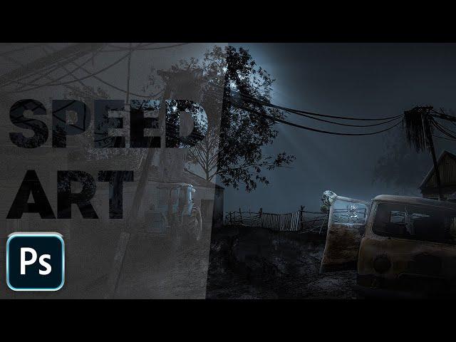 Stalker 2 арт в фотошопе speed art | Stalker 2 art in photoshop