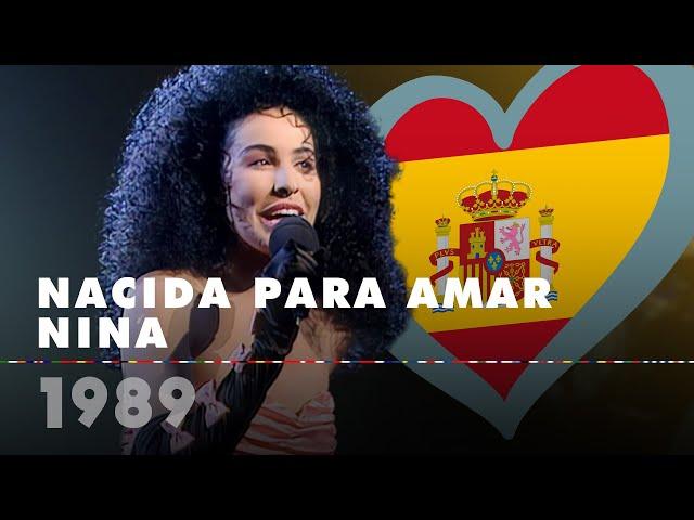 NACIDA PARA AMAR – NINA (Spain 1989 – Eurovision Song Contest HD)