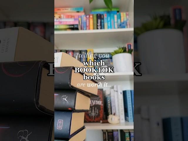 telling you which booktok books are worth it 🫶️ #booktube #bookrecommendations #yabooks