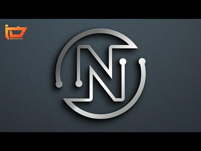 Cara edit logo inisial letter N | pixellab tutorial