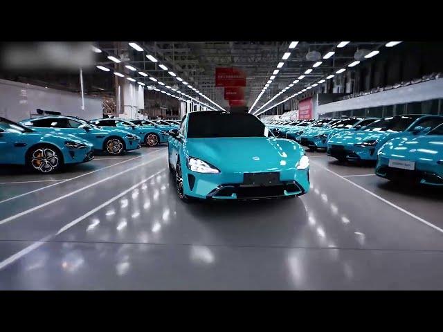 Xiaomi Automobile Super Factory, Producing One SU7 Every 76 Seconds