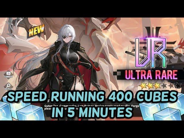 400 Cubes Spent Any % World Record For Fritz Rumey | Azur Lane