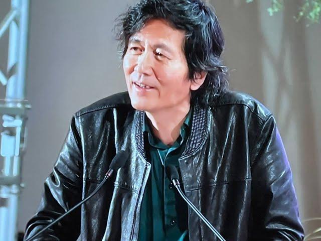 Il filosofo Byung Chul Han al festival del Pensiero Contemporaneo di Piacenza il 23 settembre 2024.