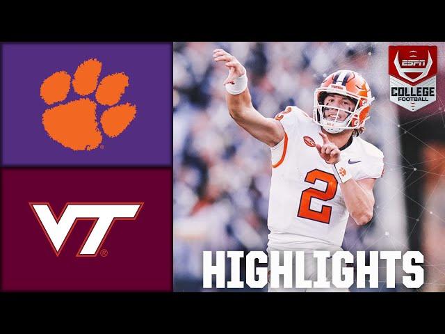 Clemson Tigers vs. Virginia Tech Hokies | Full Game Highlights | ESPN College Football