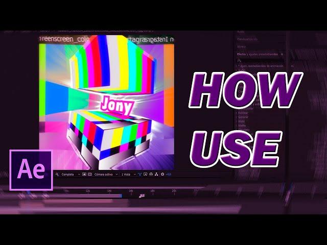 How to use a Project File ( replace image and video) after effects ae