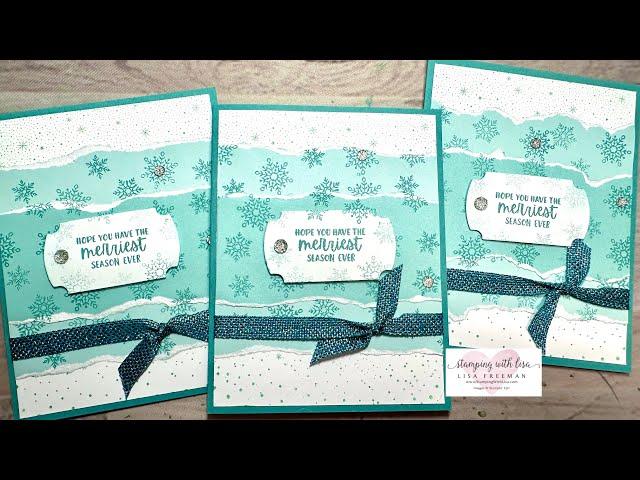 ️ Stampin Up Super Easy Christmas Cards!!