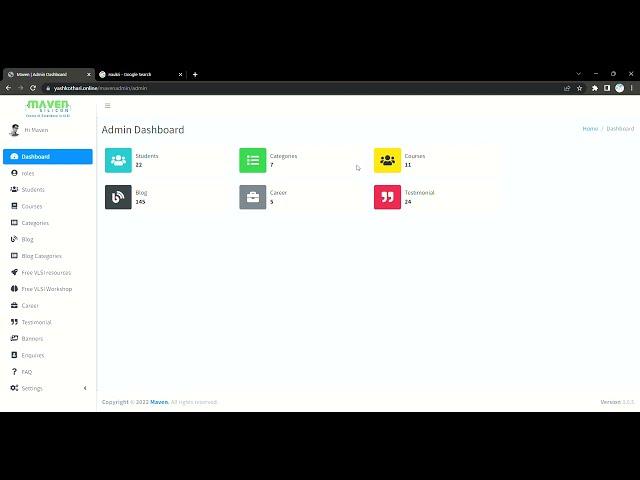 Admin Dashboard  | ADMIN PANEL | LARAVEL | PHP | FULL SOURCE CODE ON GITHUB