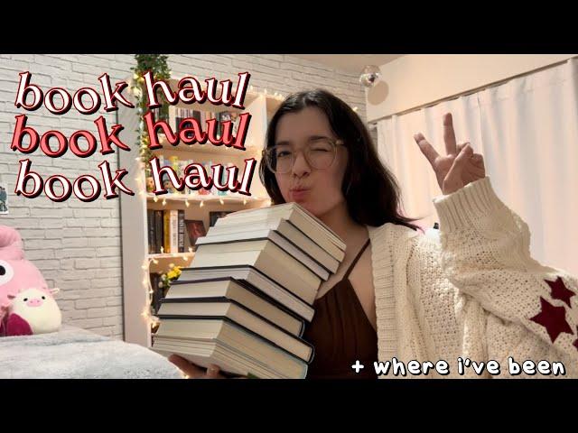 i'm in a reading slump so i bought some books  | book haul + where i've been