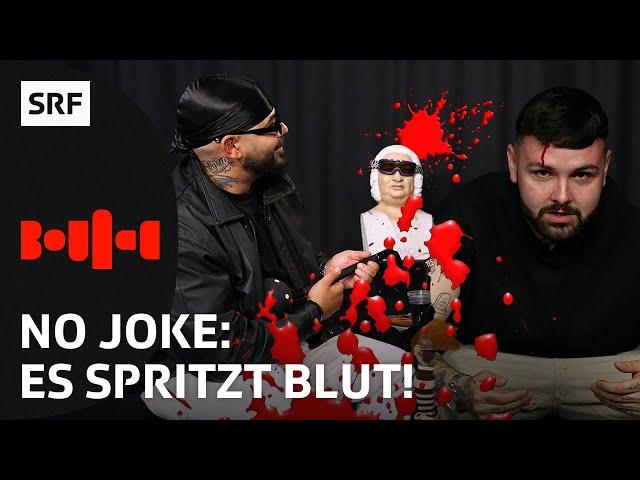 WTF: GABU verletzt Livio mit einem komischen Instrument | Awkward Interview | SRF