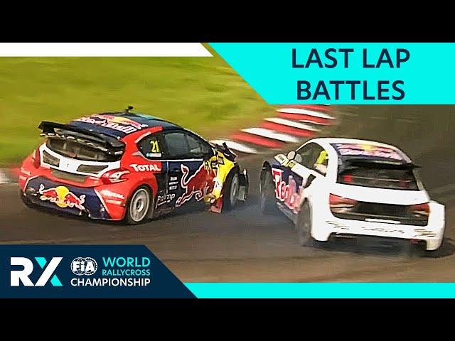 The BEST Rallycross Final Corner Fights, Last Lap Dramas and Close Race Finishes!