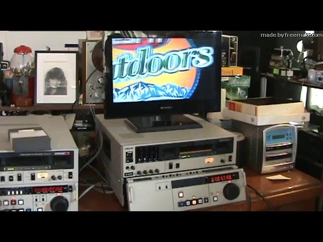 Betacam SP Recorder and Player.