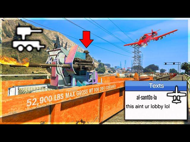 Train CANNON Trolling Griefers Just Got 10x Better! GTA Online