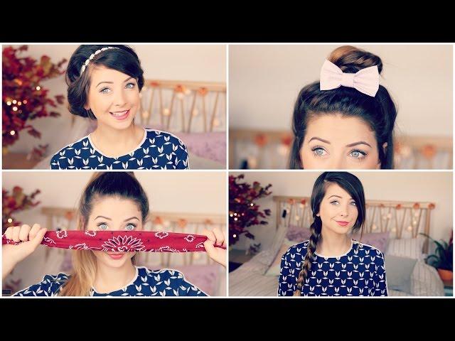 How To: Quick & Easy Hair Styles | Zoella