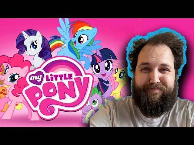 Бэбэй смотрит мультсериал My Little Pony