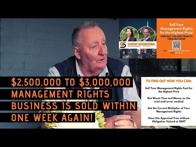 Don't List Your Management Rights For Sale Until You Watch This  | SIRE Management Rights