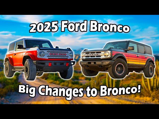 Big Changes to the 2025 Ford Bronco You Need to Know