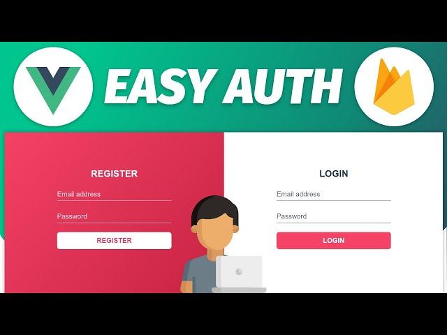 EASY Authentication with Vue 3 & Firebase 9 - Vue JS Login Form Tutorial 2022