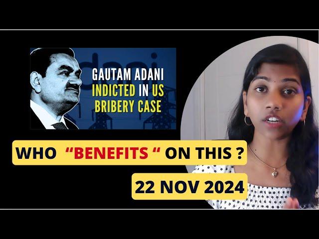 " Who Benefits on Adani Issue? " Nifty & Bank Nifty, Pre Market Report, Analysis 22 Nov 2024