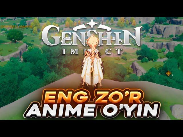 ENG ZO'R ANIME O'YIN | GENSHIN IMPACT #1 | UZBEKCHA LETSPLAY