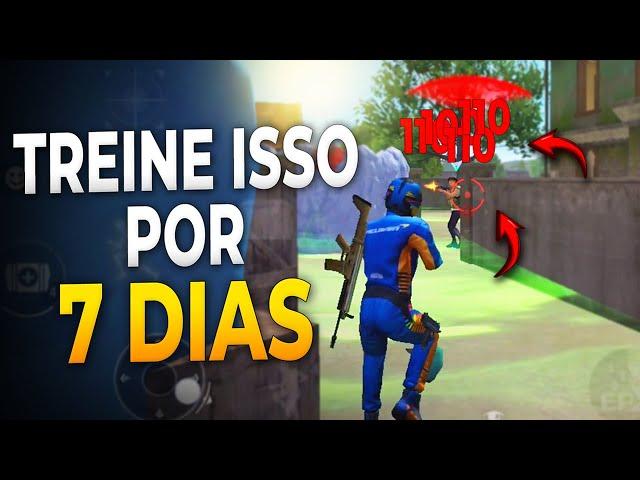 ESSE É O MELHOR TREINAMENTO PARA MELHORAR NO FREE FIRE E FICAR BOM!! FREE FIRE DICAS