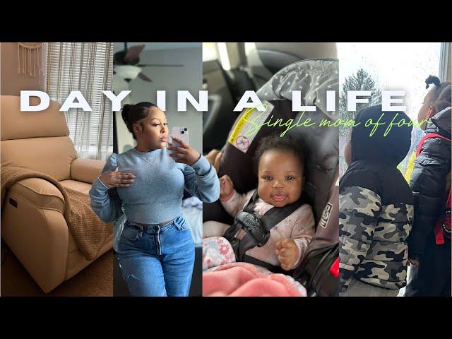 vlog: day in a single mom of four kids life| new furniture, cooking, mommy rant| 2024