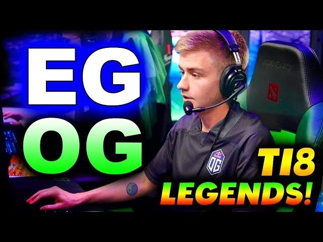 EG vs OG - TI8 REMATCH N0tail vs Fly! - MDL DISNEYLAND PARIS MAJOR DOTA 2