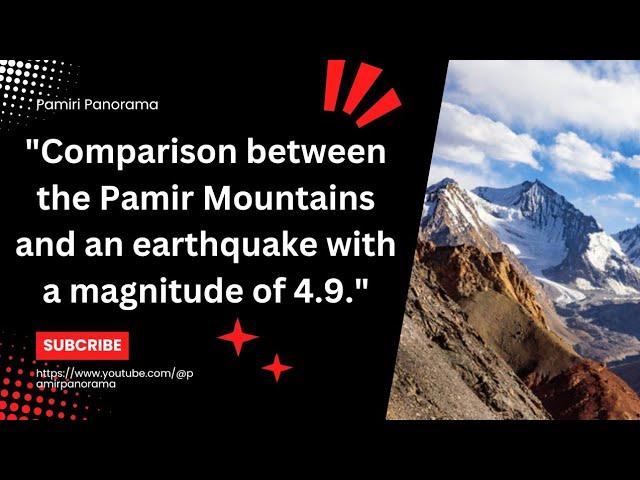 Earthquake with a magnitude of 4.9 occurred in Khorugh || زلزله‌ای || Заминларза дар Хоруғ