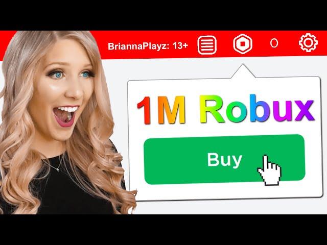 I Spent $1,000,000 Robux! (Roblox)