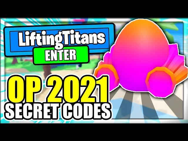 (2021) ALL *NEW* SECRET OP CODES! Lifting Titans Roblox