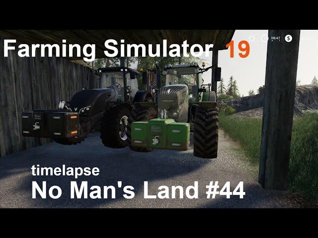 Farming Simulator 19 No Man's Land #44, сеем пшеницу, убираем подсолнухи