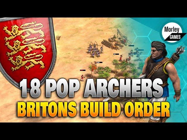 The BEST Britons Archer Opening AOE2 Build Order for 2023 - NO DEER!