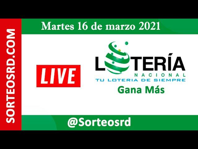 Lotería Nacional Gana Más en VIVO │ Martes 16 de marzo 2021 – 2:30 P.M.