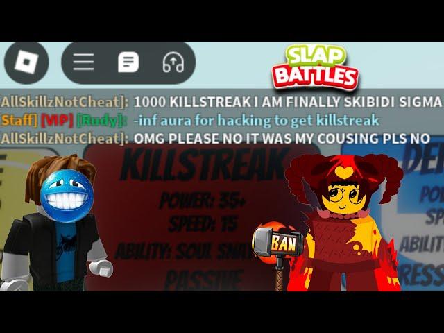 Hackers Get Surprised With [Staff] Chat Tag #4 | Slap Battles Roblox